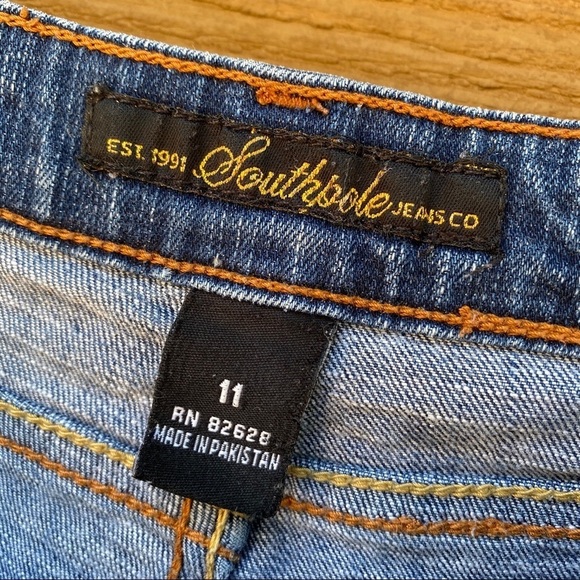 South Pole Cut Off Fringe Distressed Custom - Picture 5 of 10